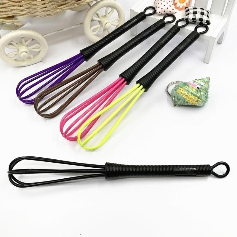 New Random Color  Egg Whisk Rotary Balloon Flat Ste