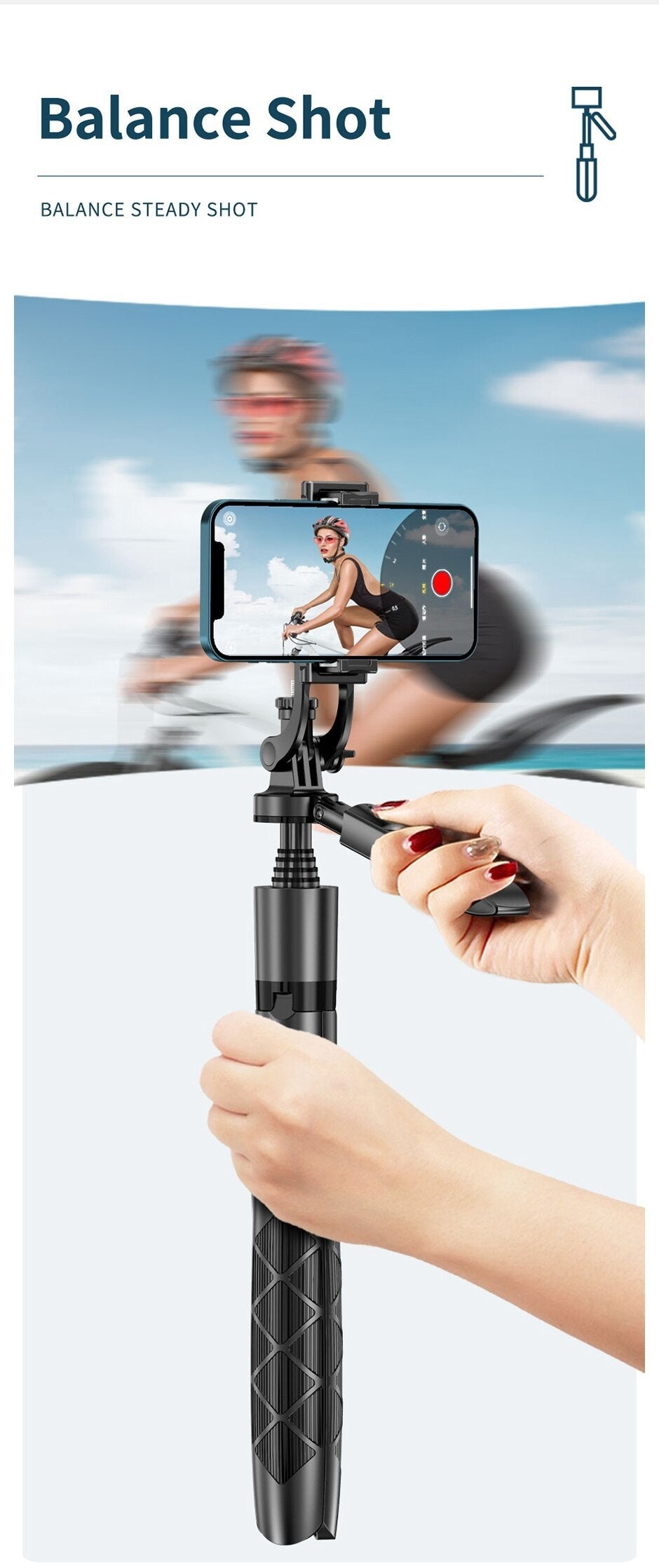 Cross-border Selfie Stick Double Fill Light Bluetooth-compatible Handheld Stabilizer Floor Telescopic Rod Stand For Live Streaming