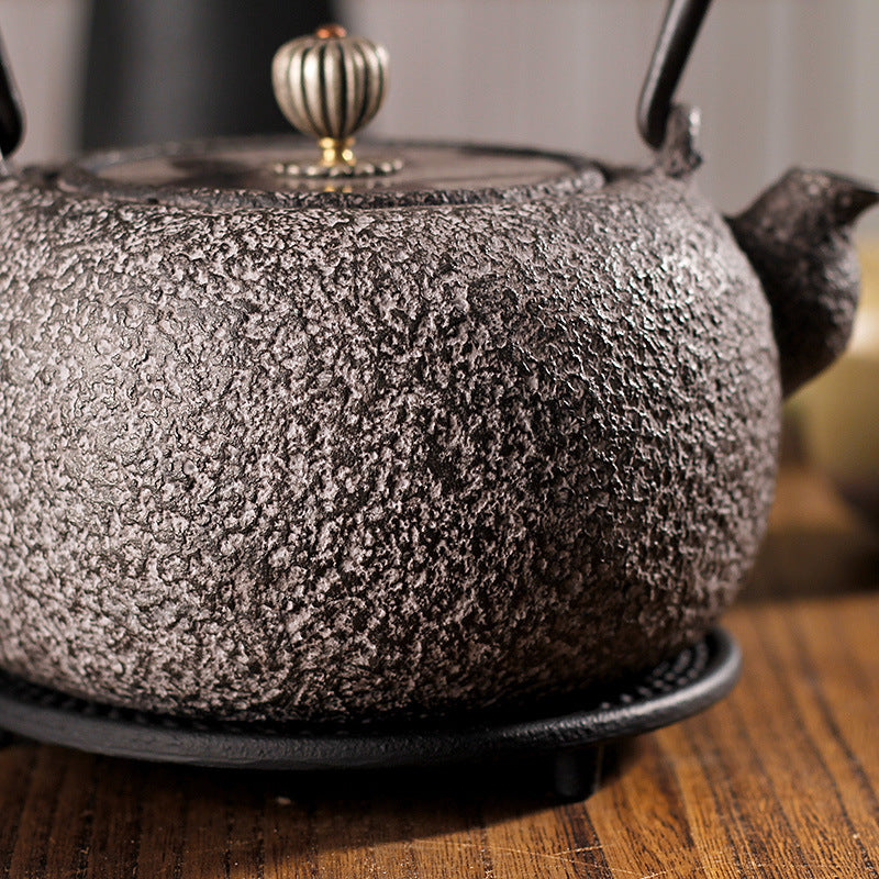 Sand Iron Uncoated Teapot Home Office Leisure