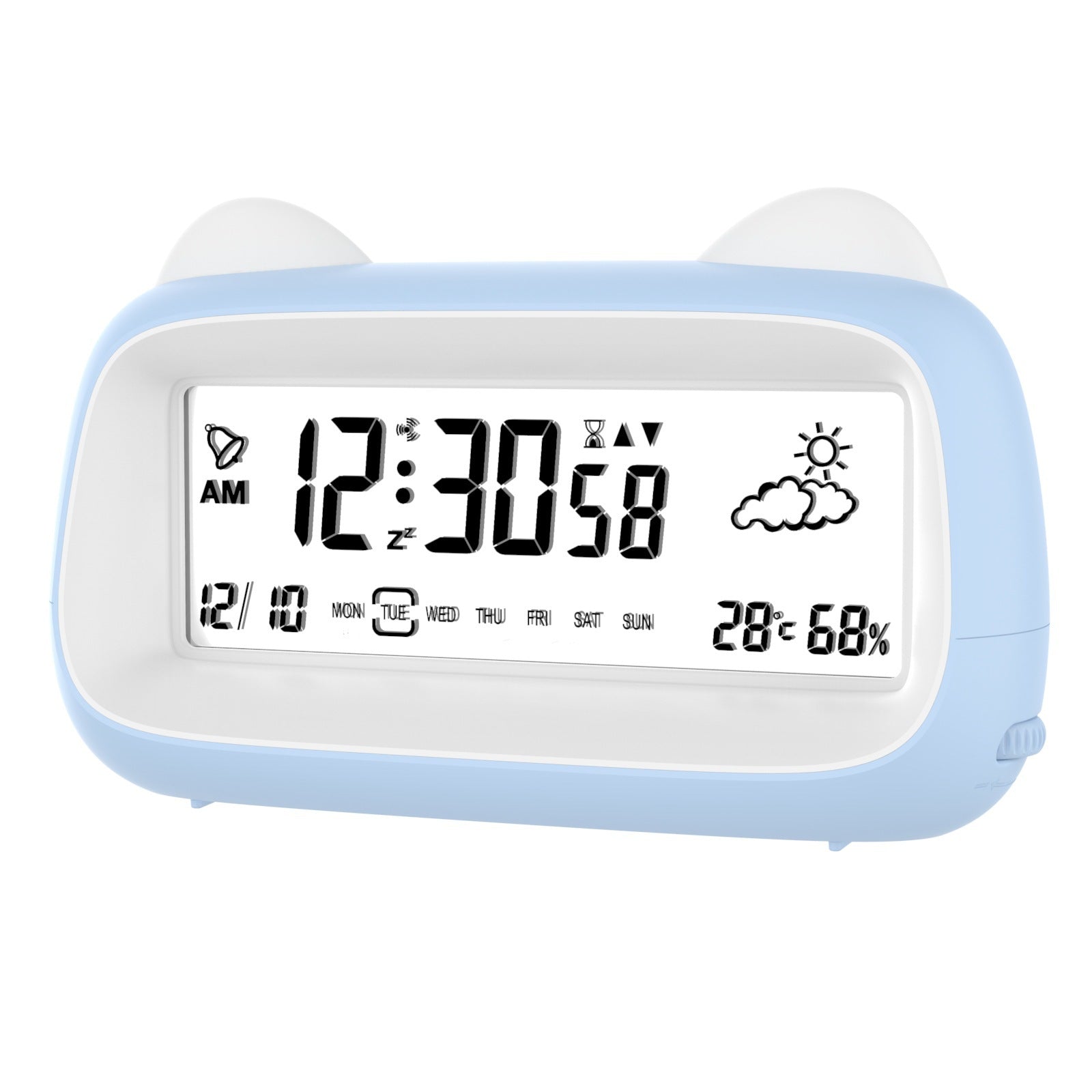 Multi-function Intelligent Electronic Alarm Clock For Chronograph Calendar
