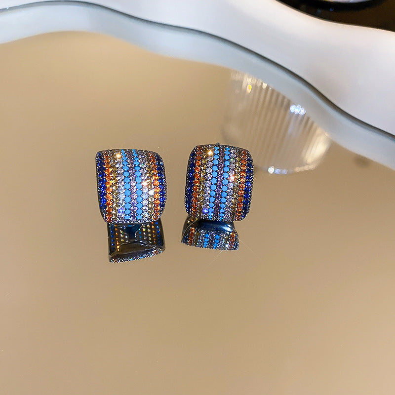 Shangwei Color Zircon Earrings For Women