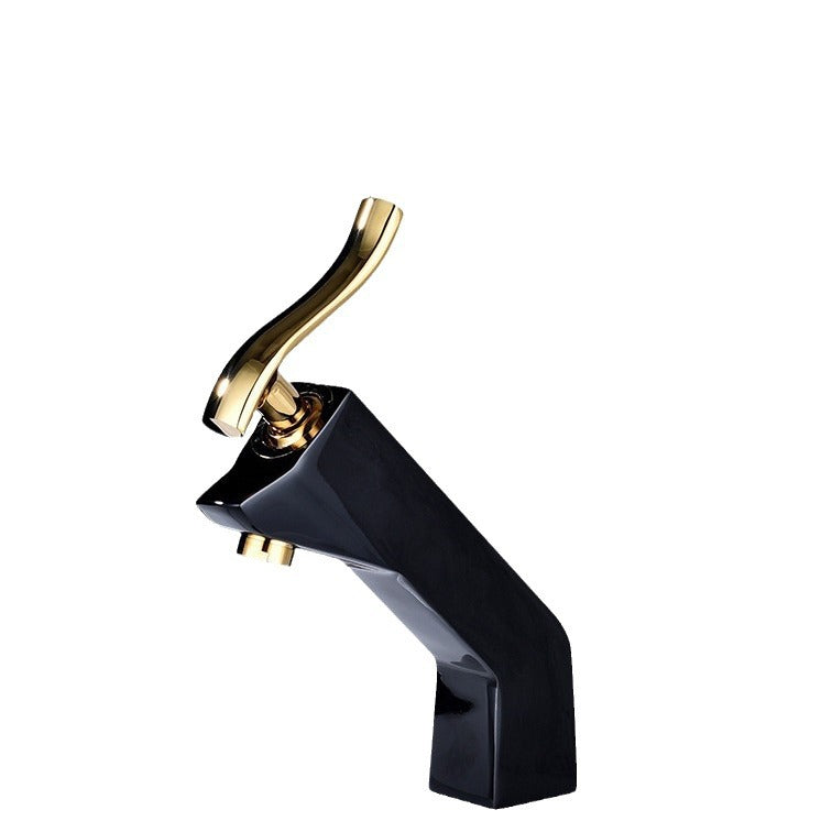 Hotel European-style Frosted Color Basin Hot And Cold Mixing Faucet