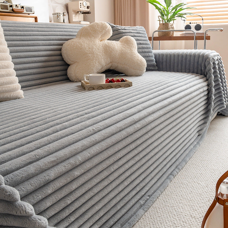 Flannel Sofa Towel Cream Style Cover Blanket