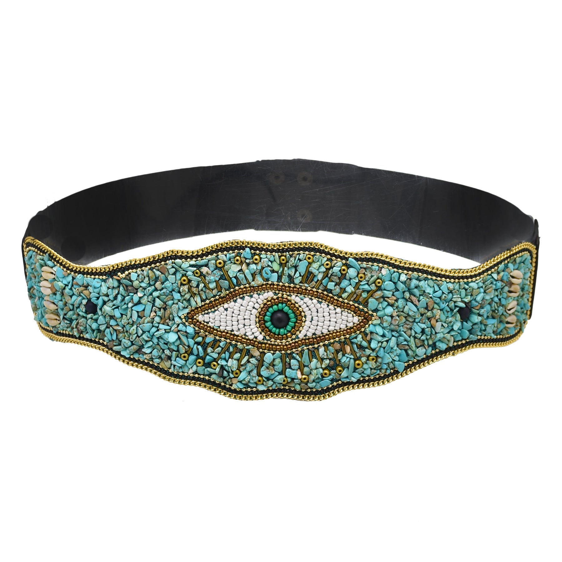 New Ethnic Style Belt Bead Stone Material