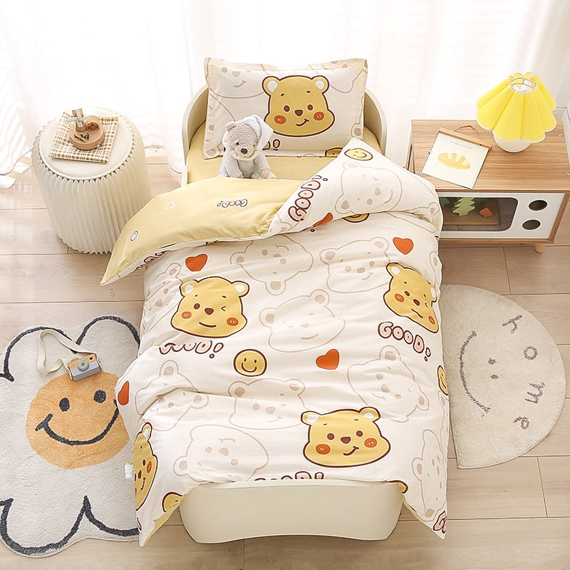Pure Cotton Children Quilt Mattress Bedding Six-piece Set Entrance Suit