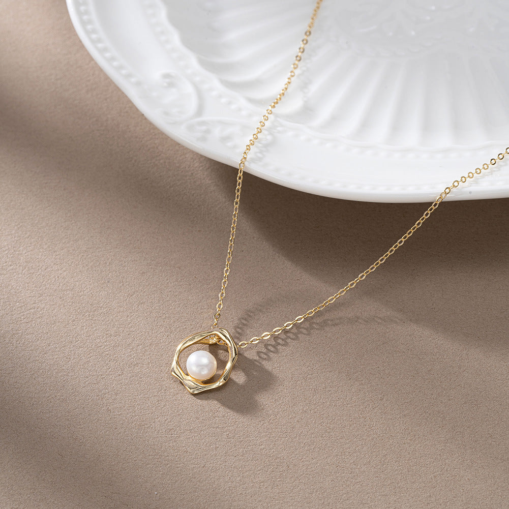 S925 Sterling Silver Necklace Niche Design