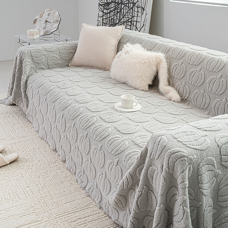 Full Covered High-grade Comfortable Cotton Velvet Sofa Blanket