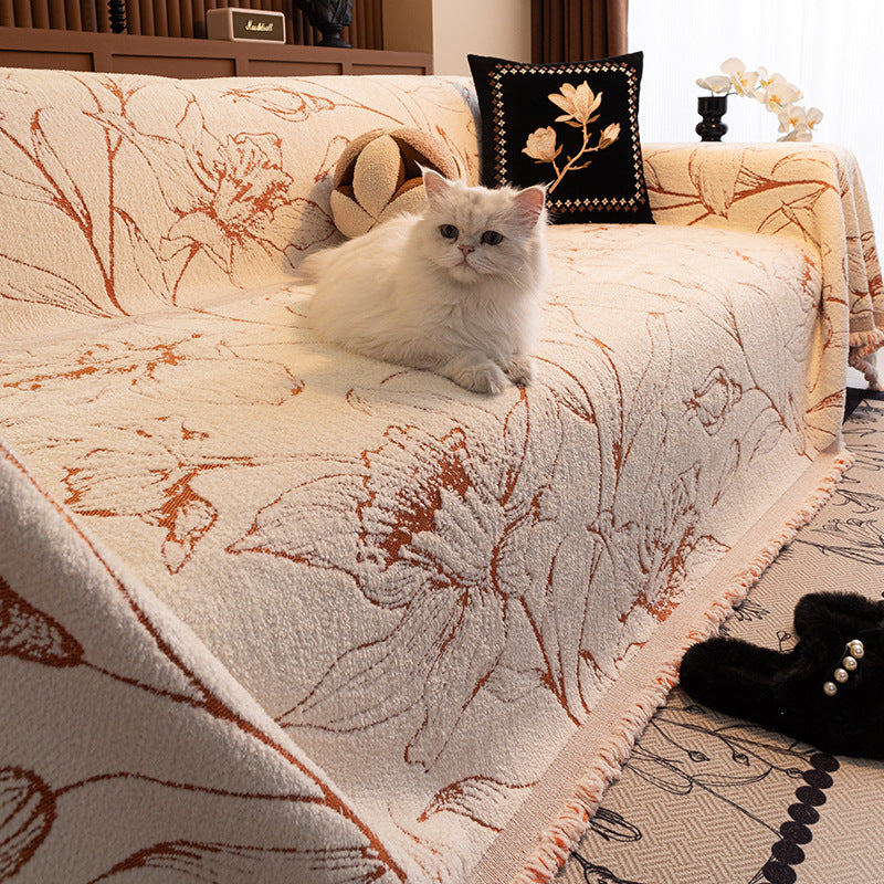 French Sofa Towel Cover Cloth Simple Modern Universal