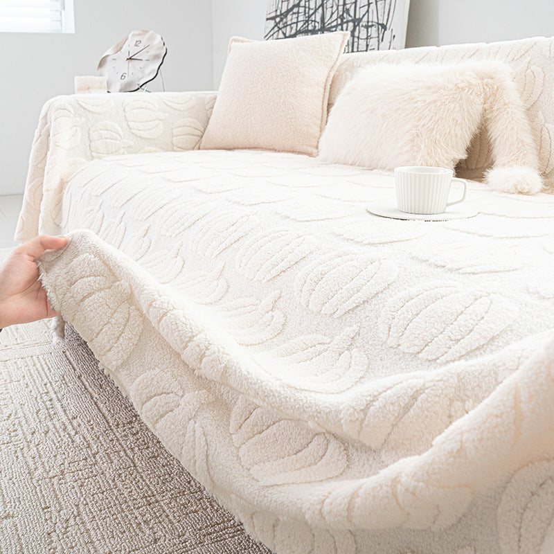 Full Covered High-grade Comfortable Cotton Velvet Sofa Blanket