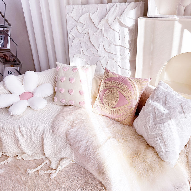 Minimalist Princess Style Sofa Living Room Cushions Pillowcase