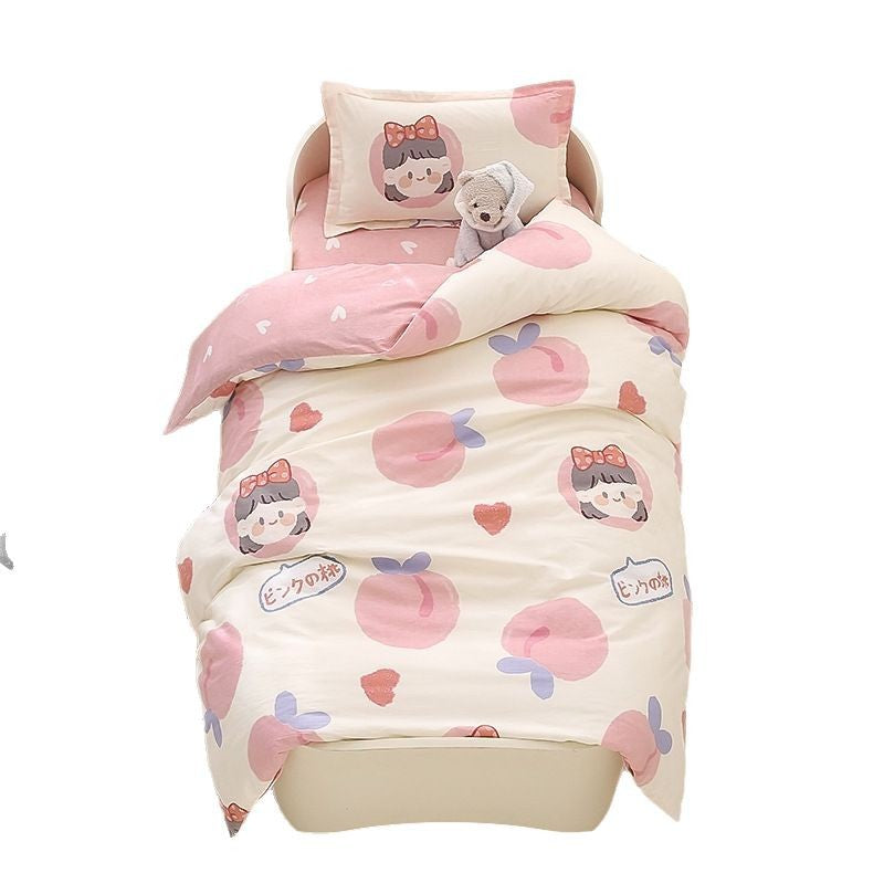 Pure Cotton Children Quilt Mattress Bedding Six-piece Set Entrance Suit