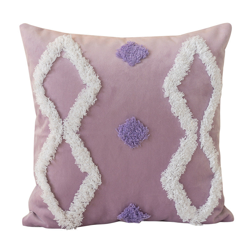 Nordic Cushion Three-dimensional Tufted Bed & Breakfast Pillowcase
