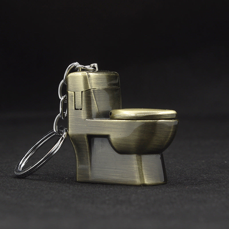 Mini Flush Toilet Hanging Lighter