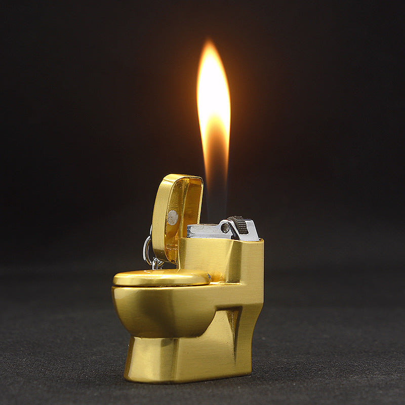 Mini Flush Toilet Hanging Lighter