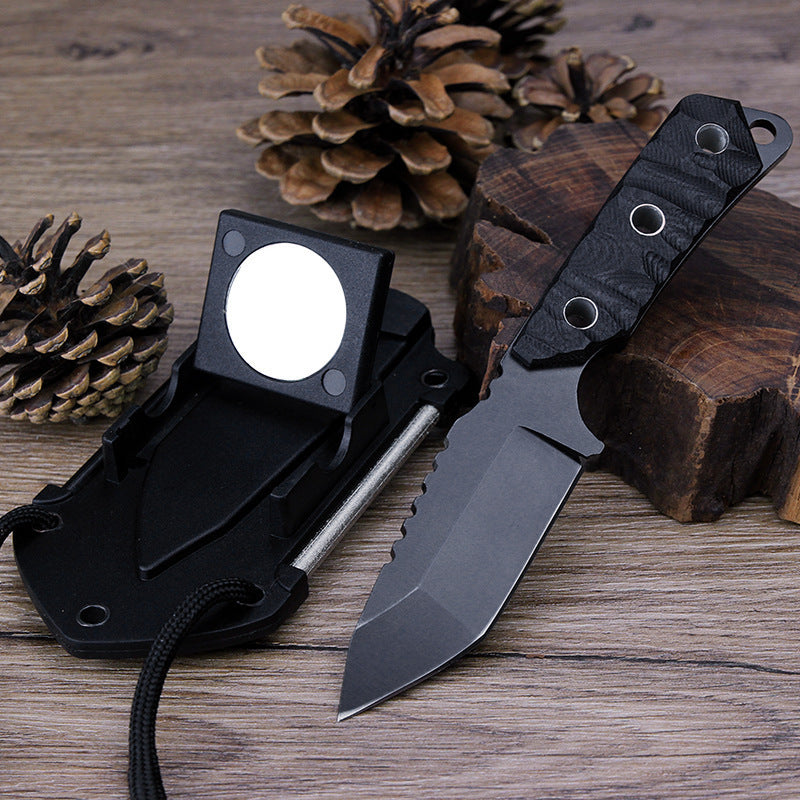 Outdoor Portable Straight Knife Cutting Tool