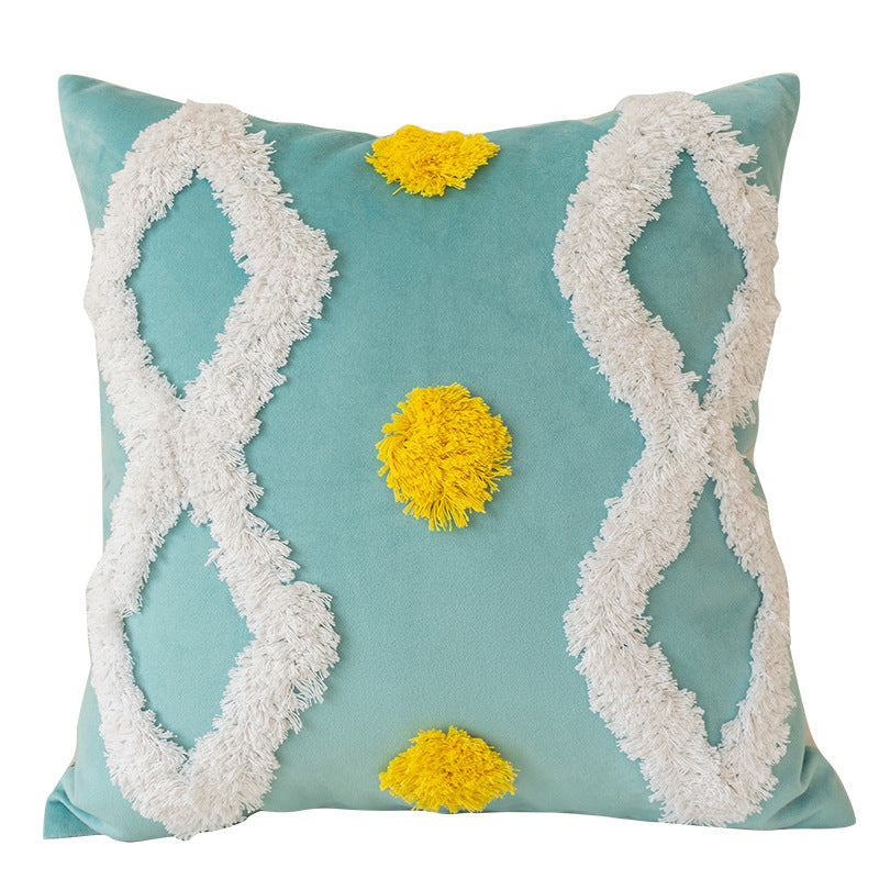 Nordic Cushion Three-dimensional Tufted Bed & Breakfast Pillowcase