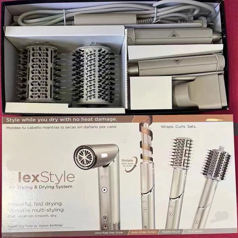Multifunctional Hair Curler 90 Degree Rotation Electric Hair Dryer