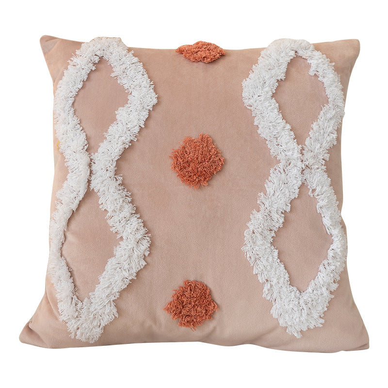Nordic Cushion Three-dimensional Tufted Bed & Breakfast Pillowcase