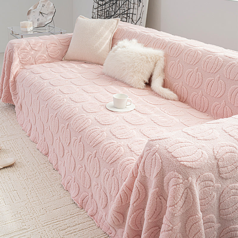 Full Covered High-grade Comfortable Cotton Velvet Sofa Blanket