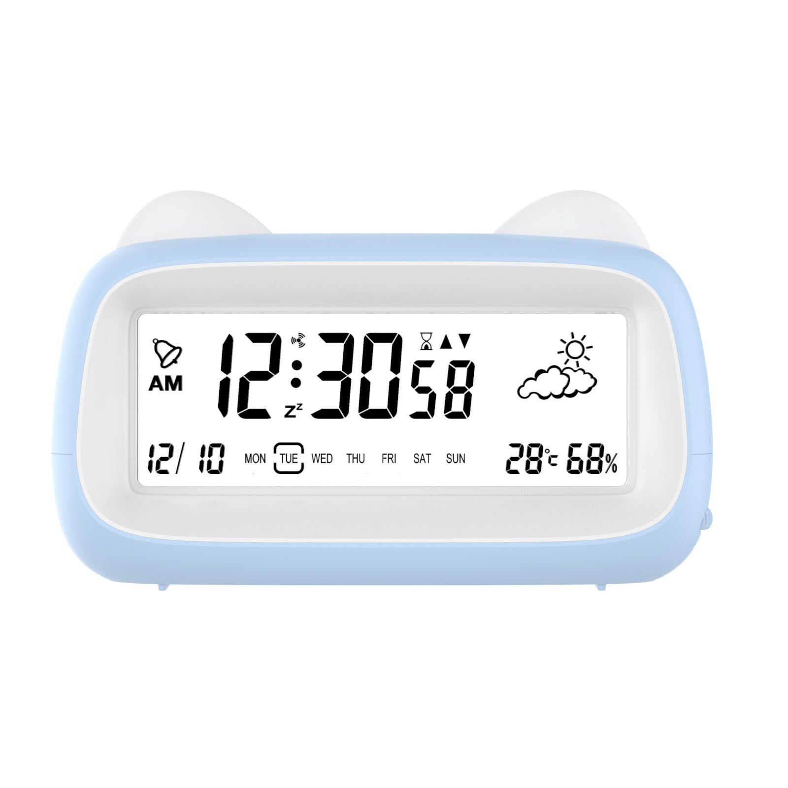 Multi-function Intelligent Electronic Alarm Clock For Chronograph Calendar