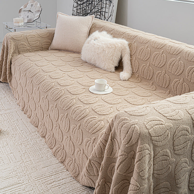 Full Covered High-grade Comfortable Cotton Velvet Sofa Blanket