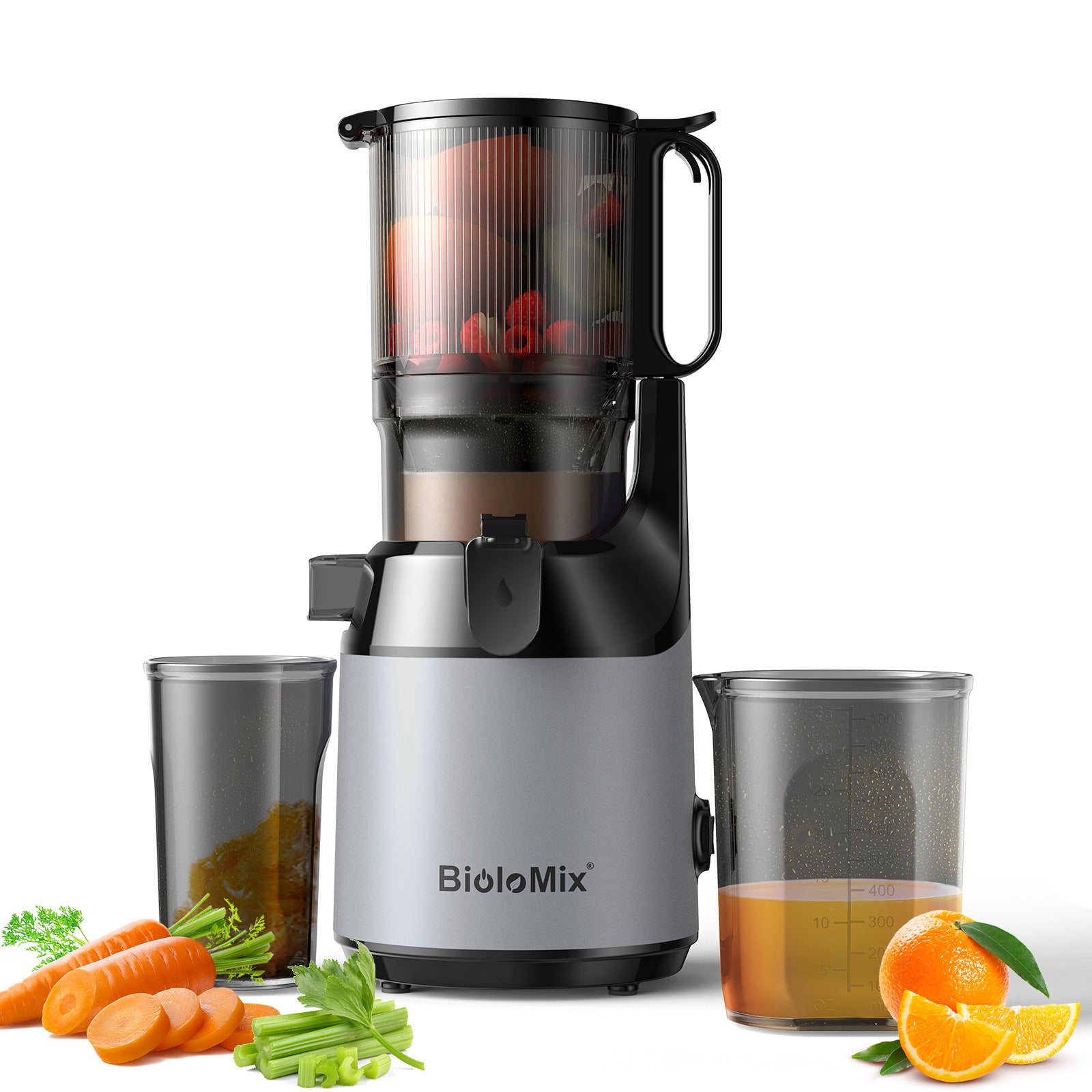 Extracteur de jus grande capacité 130 mm grand calibre