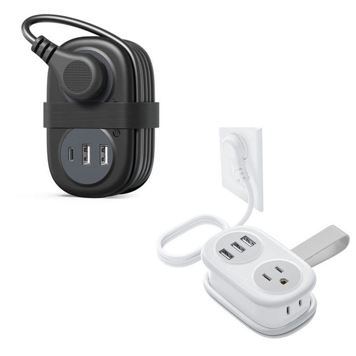 American And European Standard Travel Power Strip With USB Porous Charging