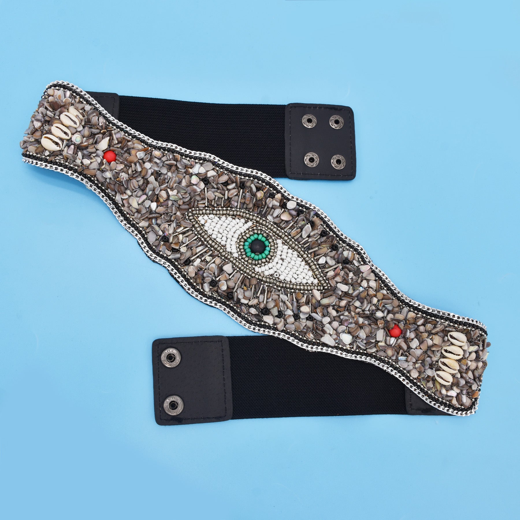 New Ethnic Style Belt Bead Stone Material