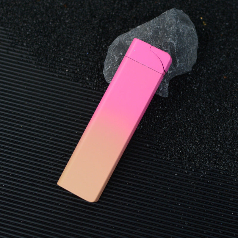 Mini Ultra-thin Gas Lighters Ins Personalized Creative
