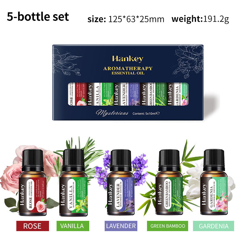 Ensembles d'huiles d'aromathérapie hydrosolubles Combinaison d'huiles essentielles d'aromathérapie en boîte