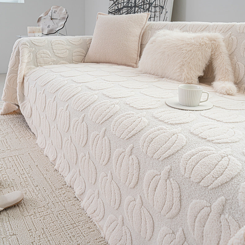 Full Covered High-grade Comfortable Cotton Velvet Sofa Blanket