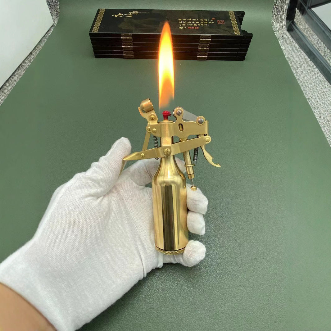Handmade Brass Desktop Kerosene Lighter