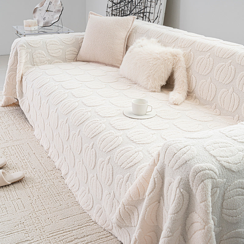 Full Covered High-grade Comfortable Cotton Velvet Sofa Blanket