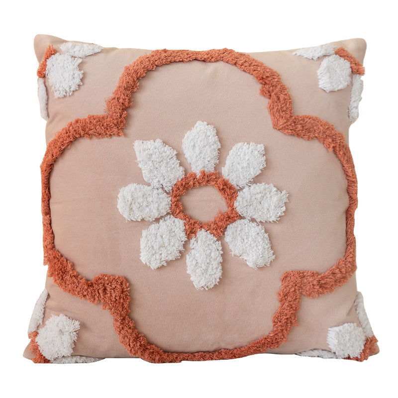 Nordic Cushion Three-dimensional Tufted Bed & Breakfast Pillowcase