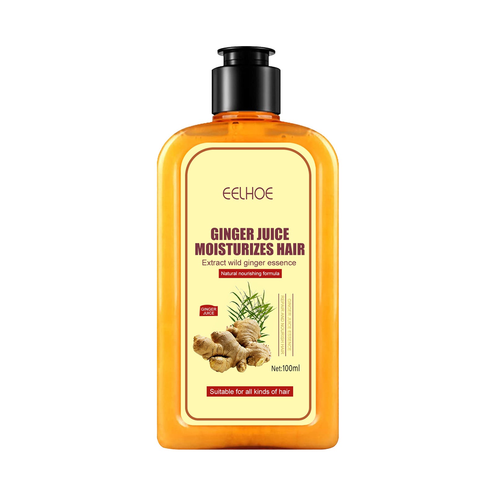 Shampooing fortifiant et nourrissant au gingembre