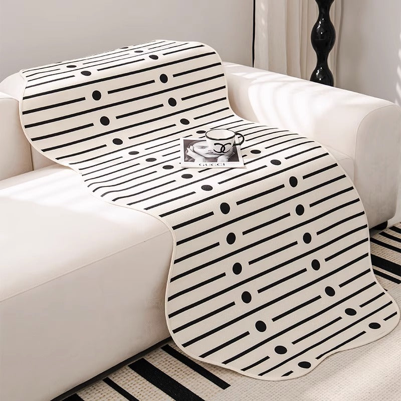 Four Seasons Universal Modern Light Luxury Straight Row Sofa Cushion Cover Cloth