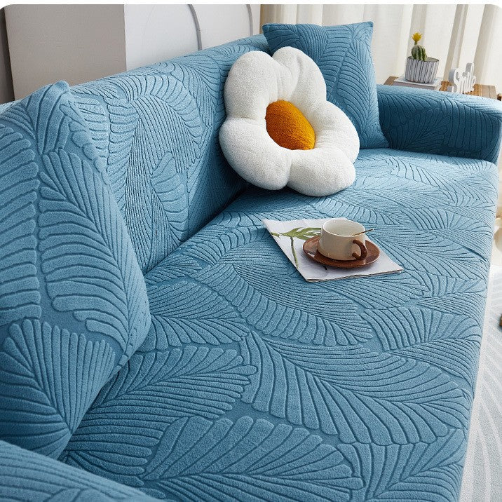 All-inclusive Universal Cushion Stain-resistant Anti-elastic Chaise Sofa Cover