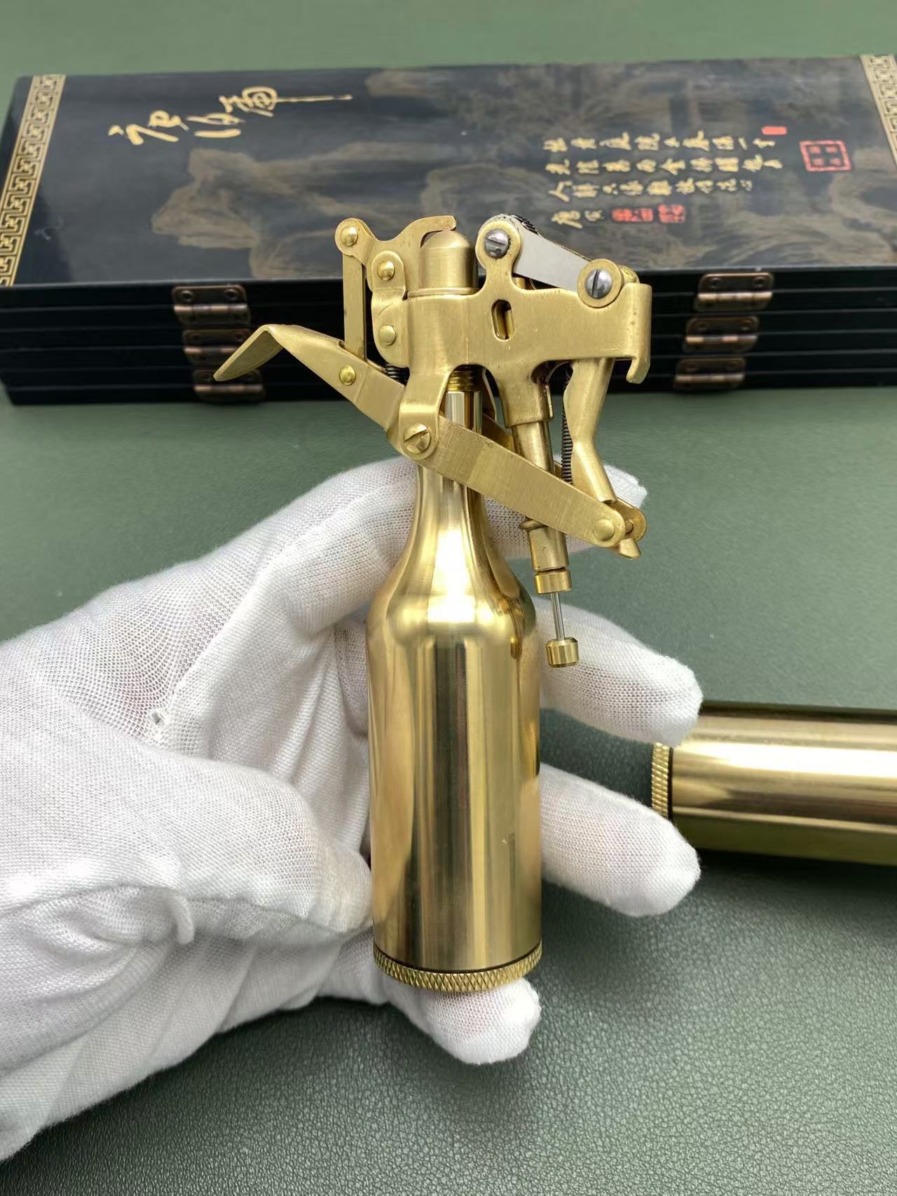 Handmade Brass Desktop Kerosene Lighter