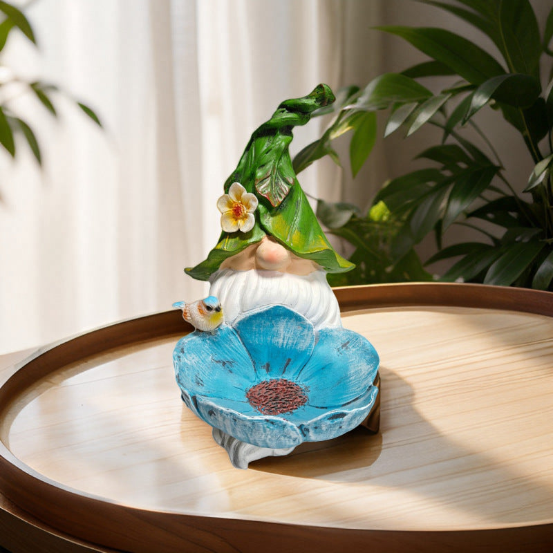 Creative Outdoor Elf Resin Decorations Courtyard Garden Solar Night Light