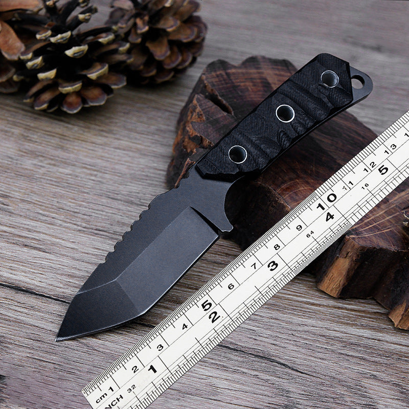 Outdoor Portable Straight Knife Cutting Tool