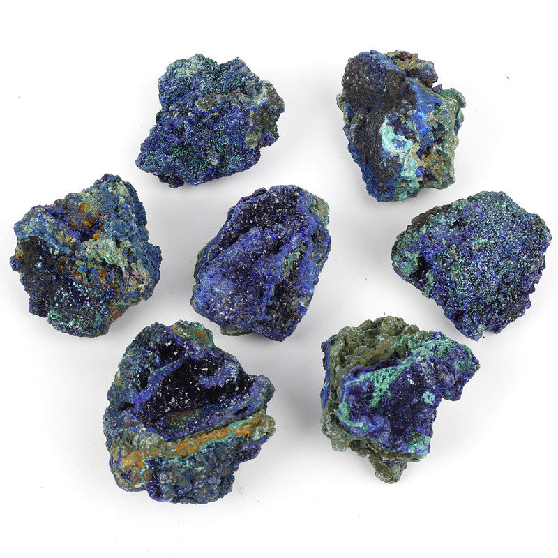 New Large Particle Natural Crystal Mineral Stone Azurite Stone Factory Wholesale Rough Stone Material