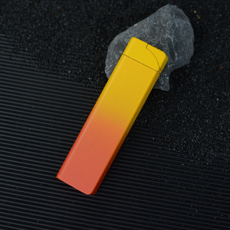 Mini Ultra-thin Gas Lighters Ins Personalized Creative