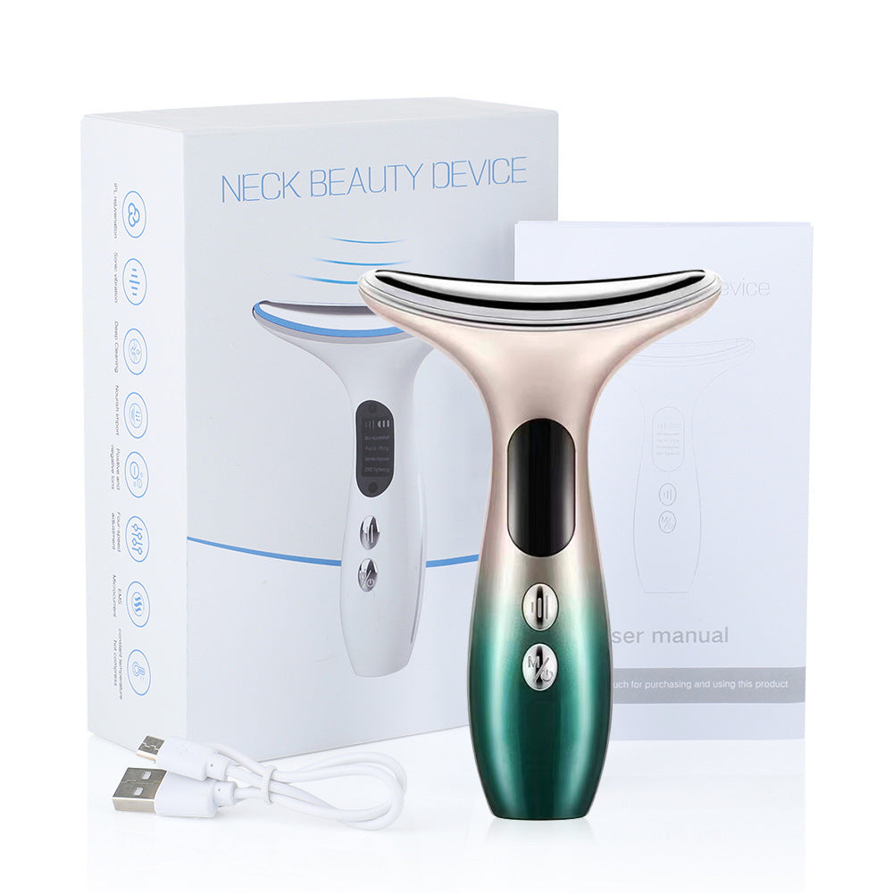 EMS Micro Current Lighting Multifunctional Facial Neck Massage Beauty Apparatus