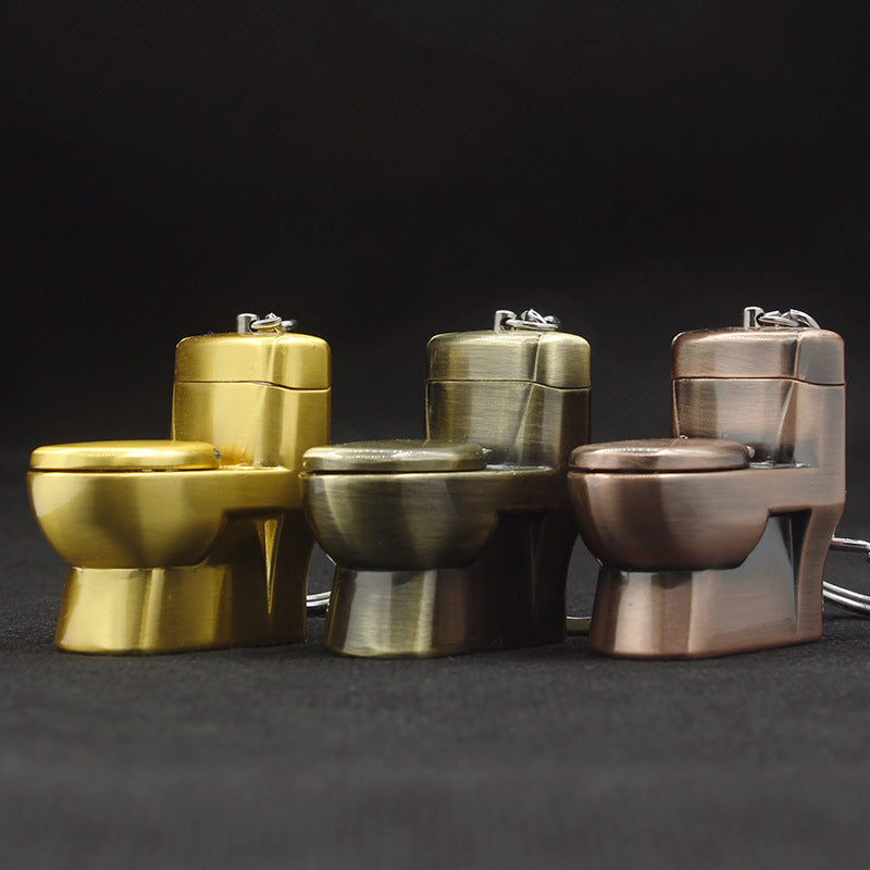 Mini Flush Toilet Hanging Lighter