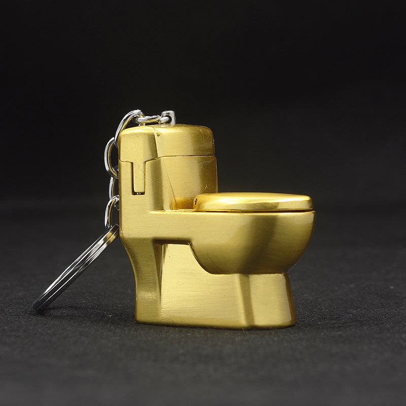 Mini Flush Toilet Hanging Lighter