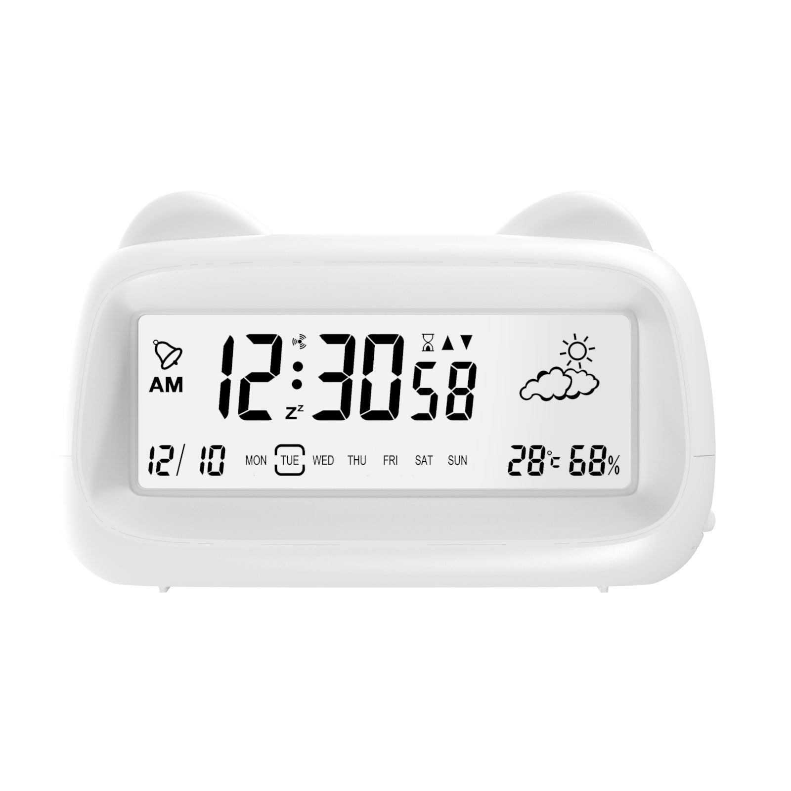 Multi-function Intelligent Electronic Alarm Clock For Chronograph Calendar