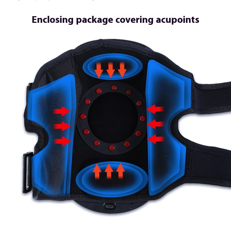 New Knee Massager Household Heating Red Light Vibration