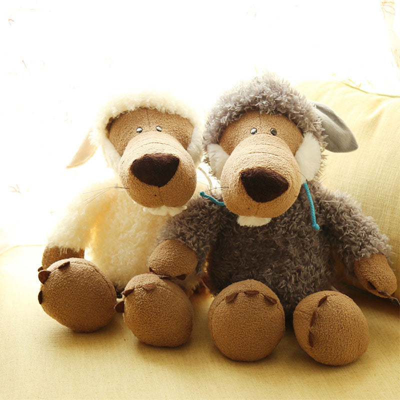 Creative Stuffed Toy With PP Cotton Stuffed Wolf Doll