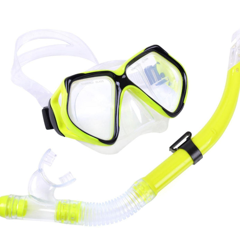Waves Diving Mask Semi-dry Snorkel Diving And Snorkeling Equipment Set