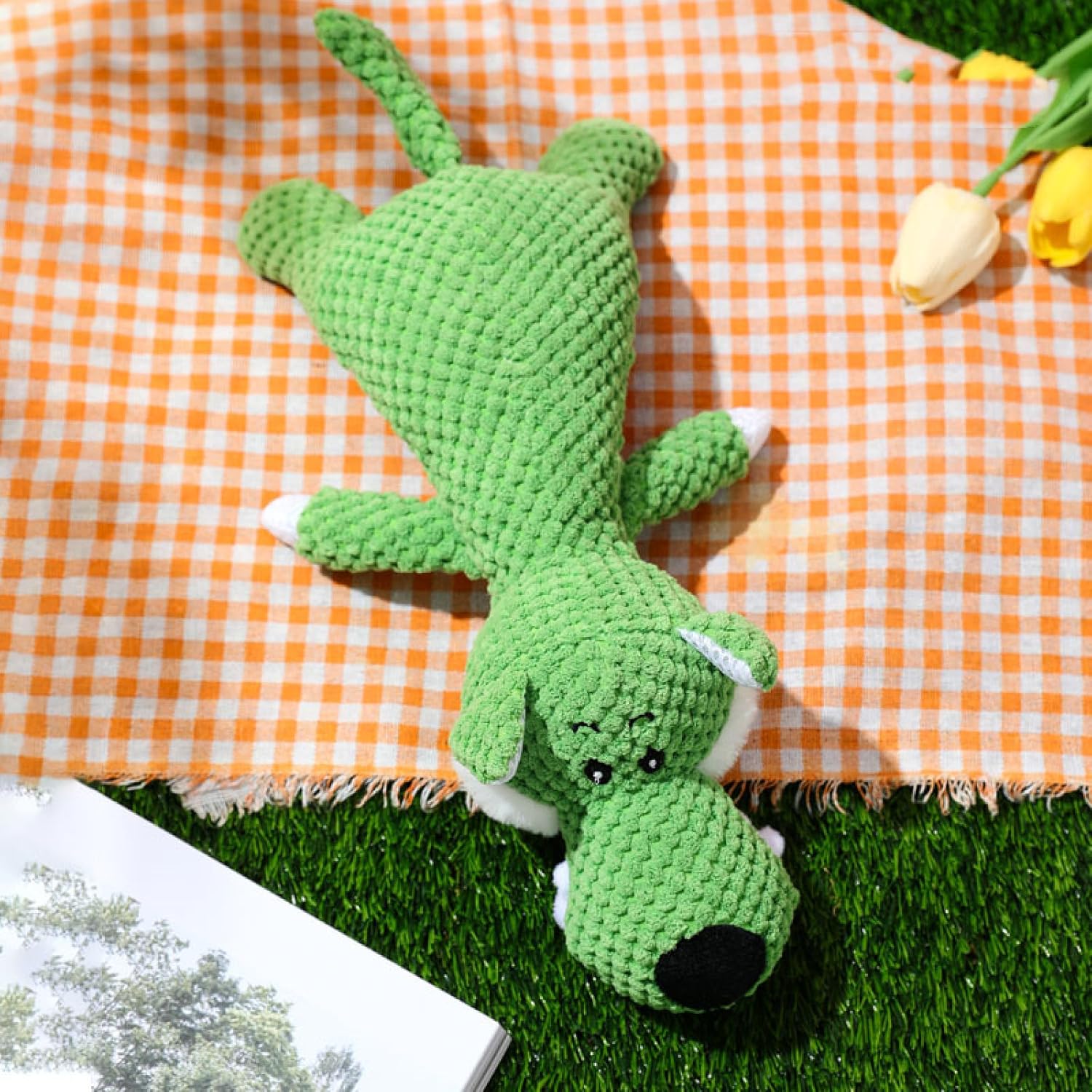 Pet Toy Plush Dog Grinding Teeth Interactive Toy Cute Animal Shape